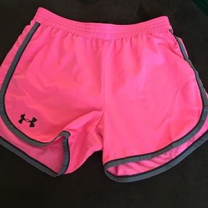Neon Pink Under Armour Shorts